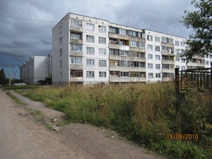 Typical soviet building in Russia